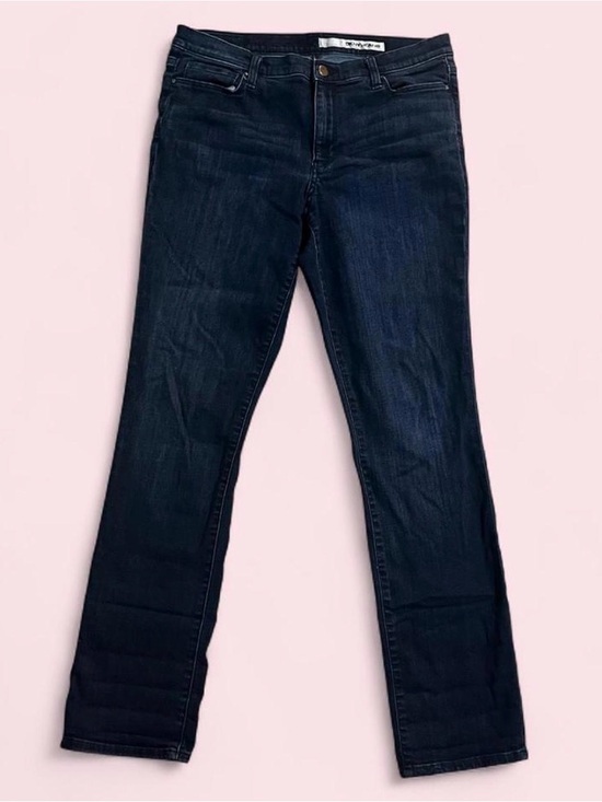 Dkny Denim - DKNY Dark Indigo Straight Leg Jeans 10x32